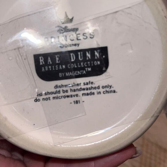 Rae Dunn ,2 piece set -new Cinderella small lidded dish & mug w.blue slippers - Picture 12 of 16